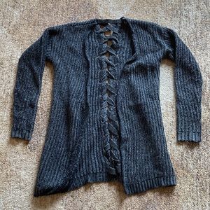 Rue 21 Grey and Black Gardigan